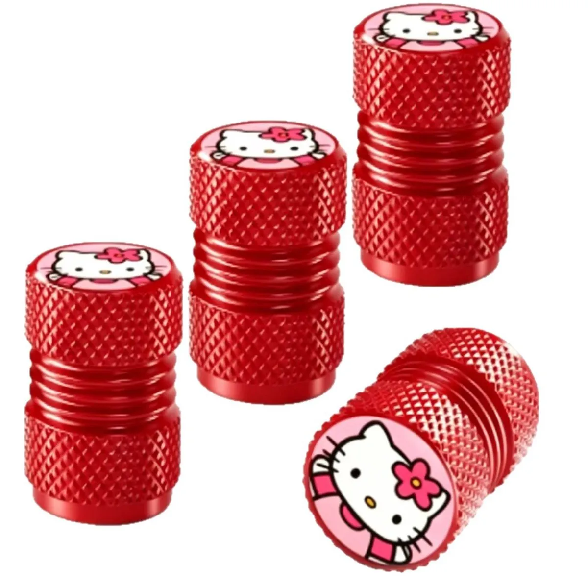 Custom Car Logo Valve Stem Caps – Cartoon Style Tire Air Covers, Universal Fit for Sedans, Trucks, and SUVs